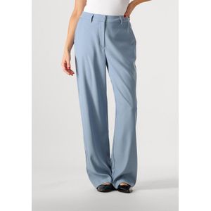 Minus Livina Straight Leg Pant Broeken Dames - Blauw - Maat 34