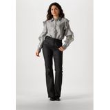 Minus Mscarma Flared Denim Jeans Broeken Dames - Zwart
