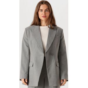 Minus - Welma - Blazer - Grijs - Polyester