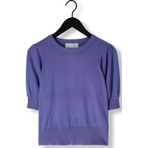 Minus - Liva Knit Tee - Shirt - Blauw