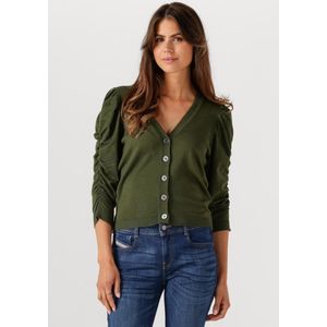 Minus - Seana - Cardigan - Donkergroen - Viscose