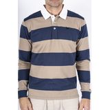 Pre End - 22-100310 - Sweater - 100% Katoen - Dunne Gestreept - Regular Fit