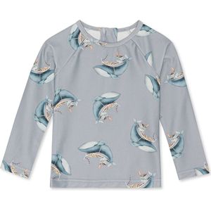 Konges Sløjd - Aster - Zwemshirt - Whale Boat - 80% Gerecycled Polyester, UPF 50+