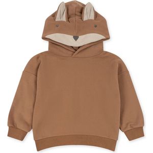 Hoodie - Dierendetail - Groen - Biologisch Katoen