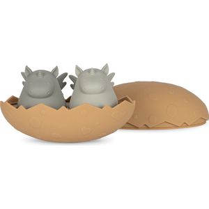 Konges Slojd - Badspeelgoed - Dino Ei - Almond Mix