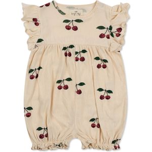 Konges Slojd - Chleo Romper met ruches met cherry Print