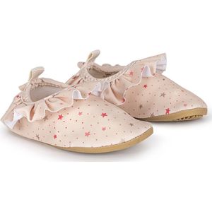 Konges Sløjd Frill Zwemschoenen / Turnpantoffel - Etoile pink sparkle - Zwemslof - Waterschoen - Anti-slip - Maat 22/23