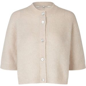 SECOND FEMALE Gebreid vest 'Andrea'  stone grey