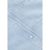 Second Female, Dames, Blouses & Shirts, Blauw, Maat: S Denim,