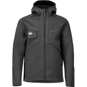 Mascot Customized Softshell jas met capuchon 22086-662 - Zwart