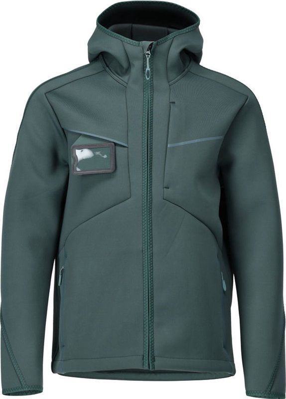 MASCOT - Drielaags Softshell Jack - Zwart - Stretchmateriaal - Ademend en Waterafstotend