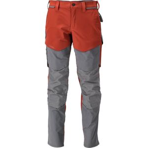 Mascot Customized Broek met kniezakken 22379-311 - herfstrood/steengrijs