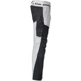 Mascot - Customized Broek - Wit/Steengrijs - 92% Polyamide/8% Elastaan