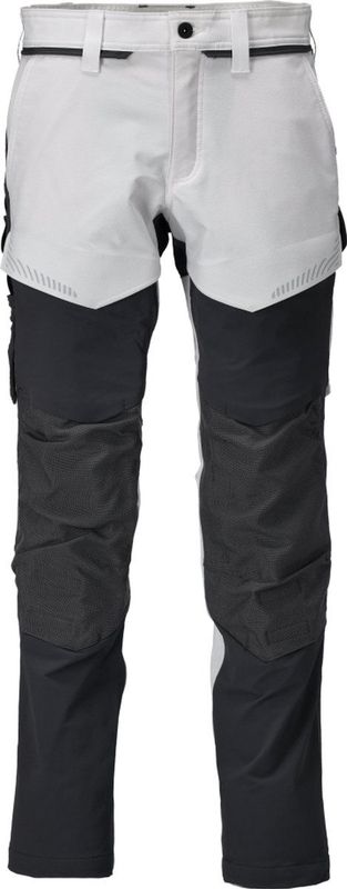 Mascot - Customized Broek - Wit/Steengrijs - 92% Polyamide/8% Elastaan