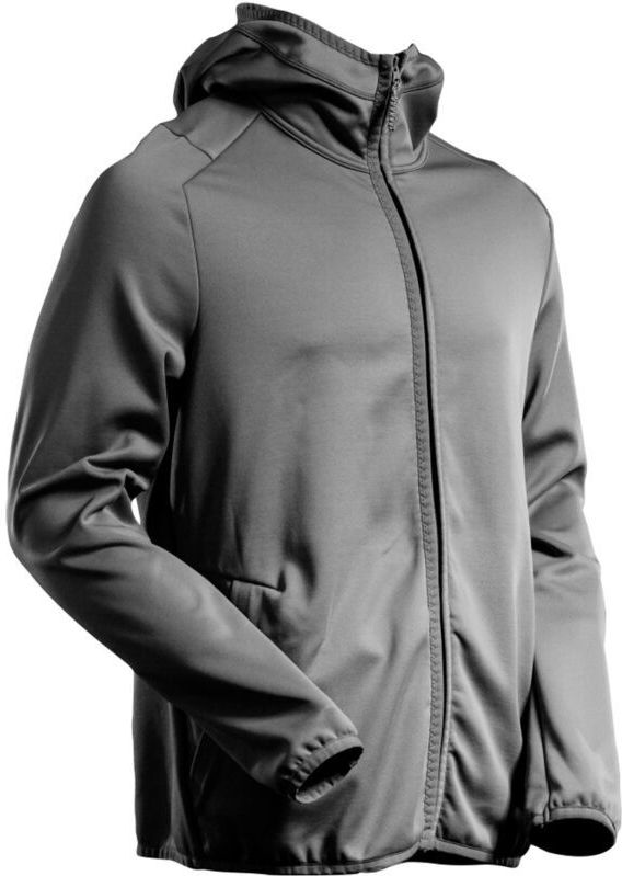 Mascot Customized Fleecetrui met capuchon 22586-608 - steengrijs