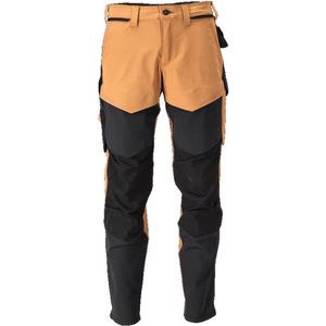 Mascot - Customized Broek met Kniezakken - Notenbruin/Zwart - Polyamide/Elastaan