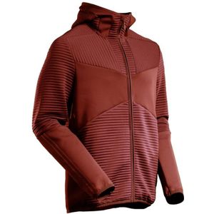 Mascot 22603-681 Fleece capuchontrui met rits Herfstrood maat M