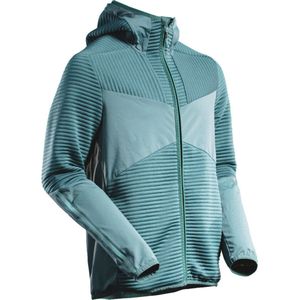 Customized Fleece Kapuzensweatshirt mit Reißverschluss 22603 Kapuzenjacke, Farbe: Hell Waldgrün - 35, Größe: l - Mascot