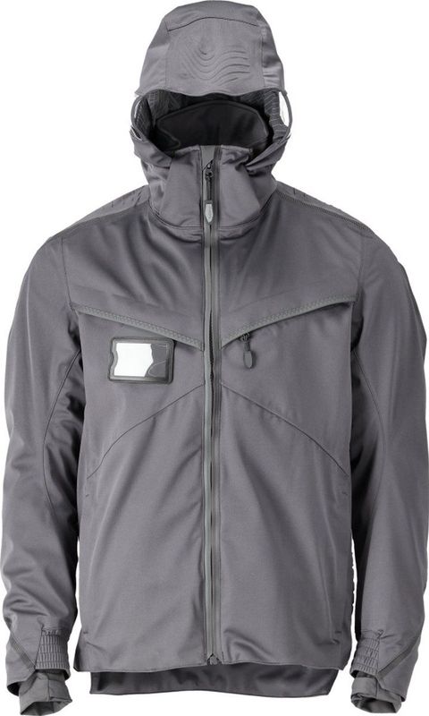 Werkjas - Ultralicht - Transparante Capuchon - Gerecycled Polyester - Waterdicht