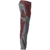 Mascot - 22279-605 - Werkbroek - Bordeaux/Steengrijs - Slijtvaste CORDURA® Kniezakken
