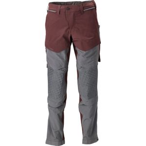 Mascot - 22279-605 - Werkbroek - Bordeaux/Steengrijs - Slijtvaste CORDURA® Kniezakken