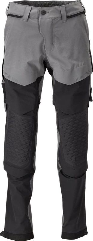 Mascot - Customized Broek - Steengrijs/Zwart - Slijtvaste Stretch - Waterafstotend