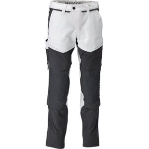 Mascot Customized Broek met kniezakken, schilder 22079-605 - wit/steengrijs