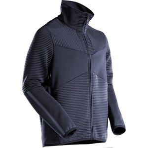 Mascot - Customized Fleecetrui met Rits - Donkermarine - 100% Gerecycled Polyester