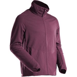 Microfleece Pullover mit Reißverschluss Microfleecejacke Gr. 4XL, bordeaux - Mascot