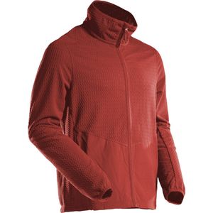 Microfleece Pullover mit Reißverschluss Microfleecejacke Gr. 2XL, Herbstrot - Mascot
