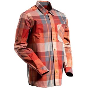 Mascot 22904-446 Flanellen overhemd Herfstrood Geruit maat L