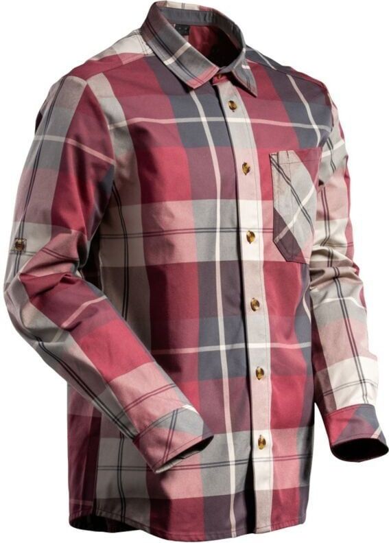 Mascot - 22904-446 - Flanellen Overhemd - Bordeaux Geruit