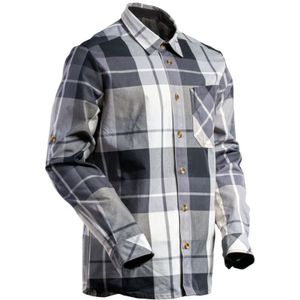 Hemd aus Flanell, kariert Gr. 2XL, Anthrazitgrau-kariert - Mascot