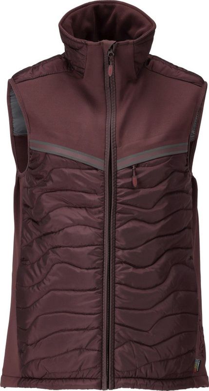 Mascot - Customized Thermobodywarmer - Bordeaux - 100% Polyester - Ademend - Waterafstotend