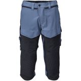 Mascot 22249-605 - Driekwart Broek - Steenblauw/Donkermarine - Met Kniezakken