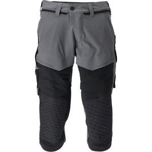 Mascot Customized Driekwart broek met kniezakken 22249-605 - steengrijs/zwart