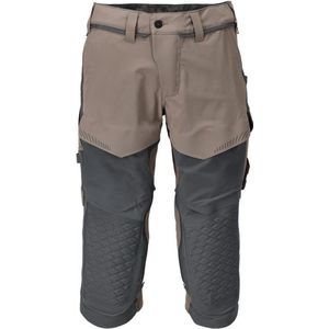 Mascot Customized Driekwart broek met kniezakken 22249-605 - donkerzand/steengrijs