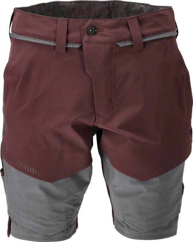 Mascot Customized Shorts 22149-605 - bordeaux/steengrijs