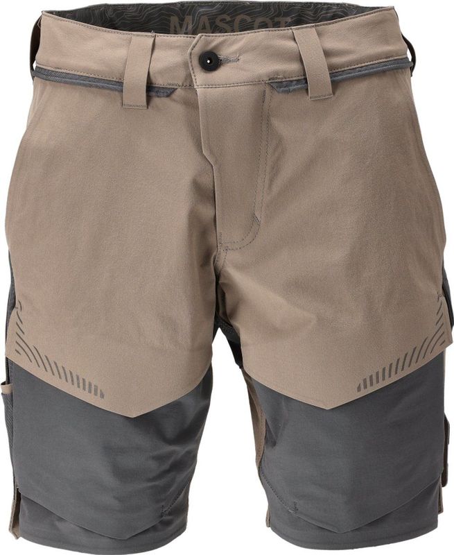 Mascot 22149-605 Shorts Donkerzand/Steengrijs maat 24C44