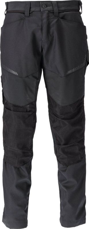 Mascot Customized Broek met kniezakken 22479-230 - Zwart