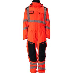 Mascot - Accelerate Safe - Winteroverall - Hi-Vis Rood/Donkerantraciet - Ademend, Wind- en Waterdicht