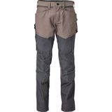 Mascot Customized Broek met kniezakken 22479-230 - donkerzand/steengrijs