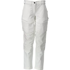 Mascot - 22378-311 - Dames Broek - Wit - Met Kniezakken en Waterafstotende Finish