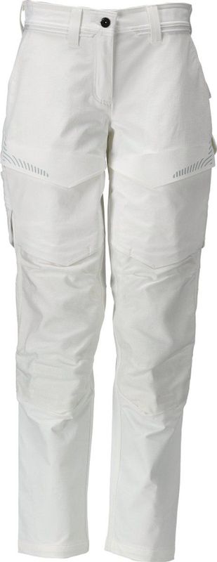 Mascot - 22378-311 - Dames Broek - Wit - Met Kniezakken en Waterafstotende Finish