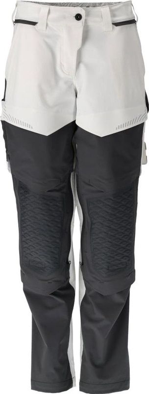 Mascot Customized Broek met kniezakken, schilder 22078-605 - wit/steengrijs