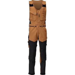 Mascot Customized Bodybroek met kniezakken 22069-311 - notenbruin/zwart