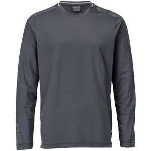 T-shirt - Lange Mouwen - Sneldrogend - Gerecycled Polyester - Zwart