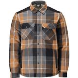 Mascot 23104-446 Flanellen overhemd met teddy voering Steengrijs Geruit maat 2XL