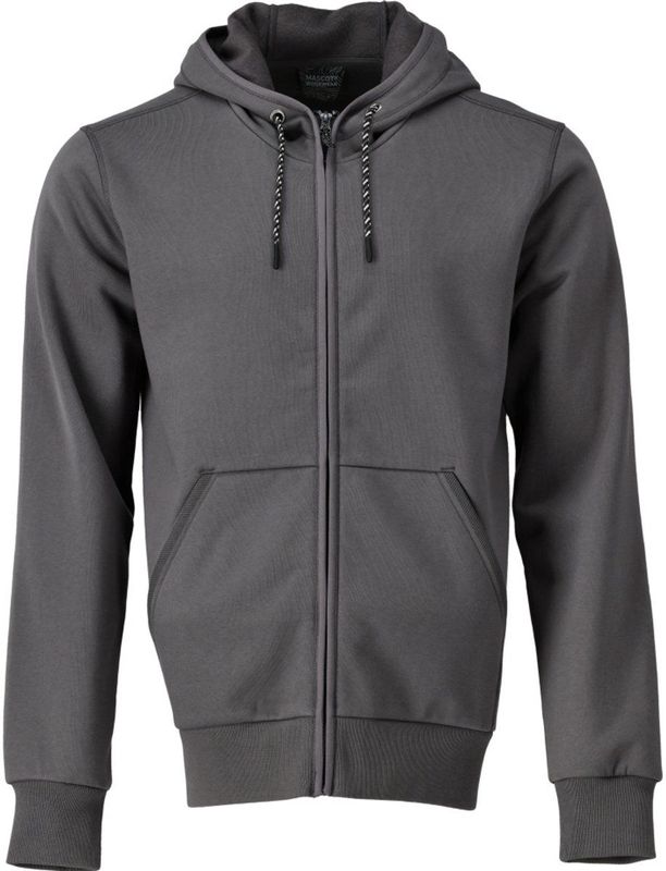 Mascot - Capuchontrui met Rits - Steengrijs - 22486-378