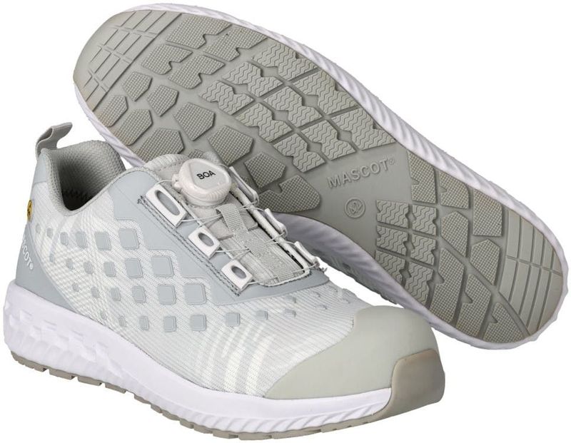 Mascot - F0650-704 - Veiligheidsschoenen - Wit/Lichtgrijs-Gemêleerd